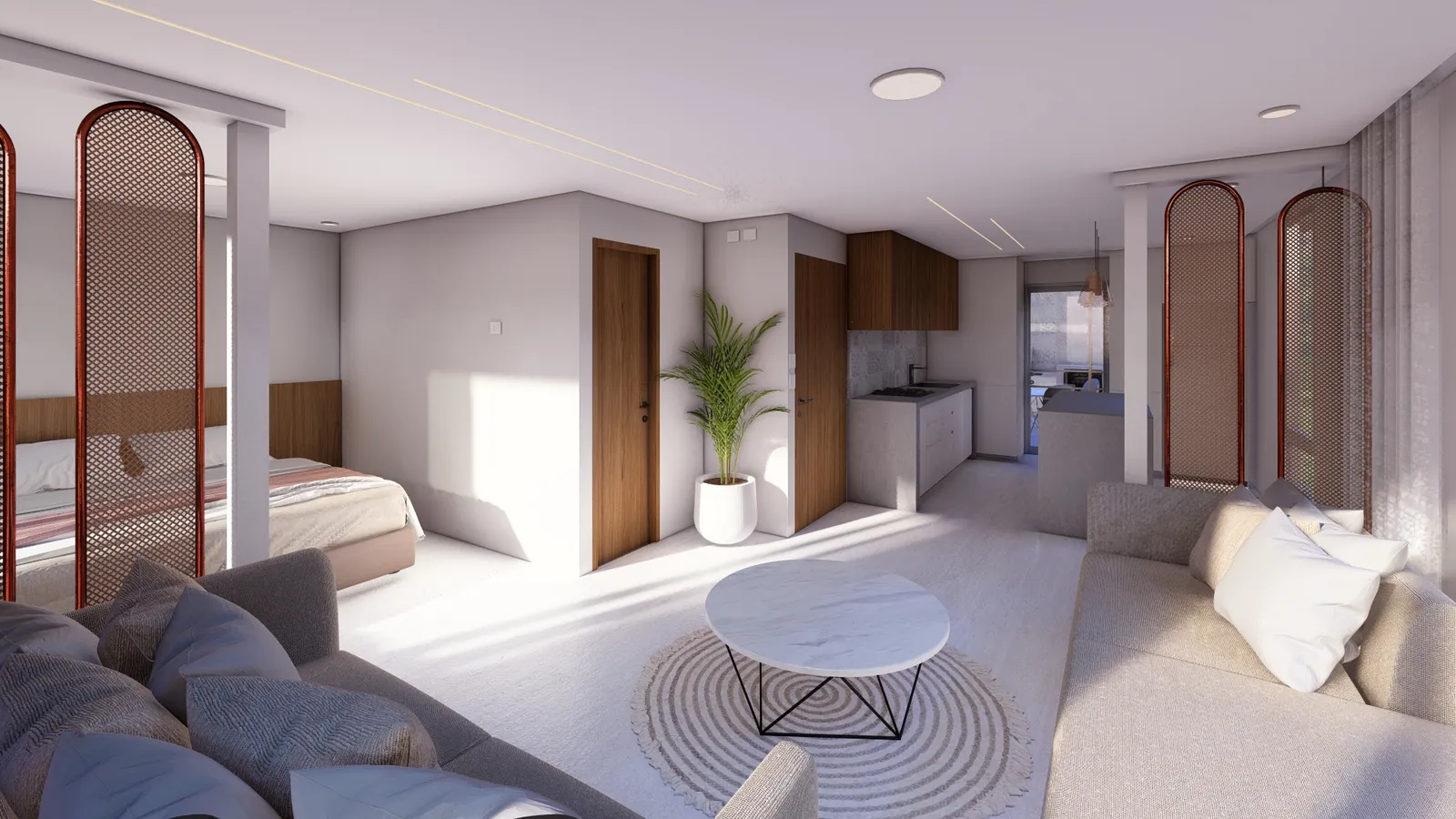Cumandá · render interior